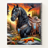 Western Fries Paard Notitieboek (Achterkant)