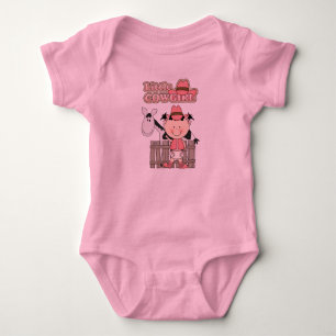 Western Fun Little Cowgirl w / Horse Shirt