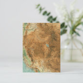 Western gedeelte Verenigde Staten Briefkaart (Staand voorkant)