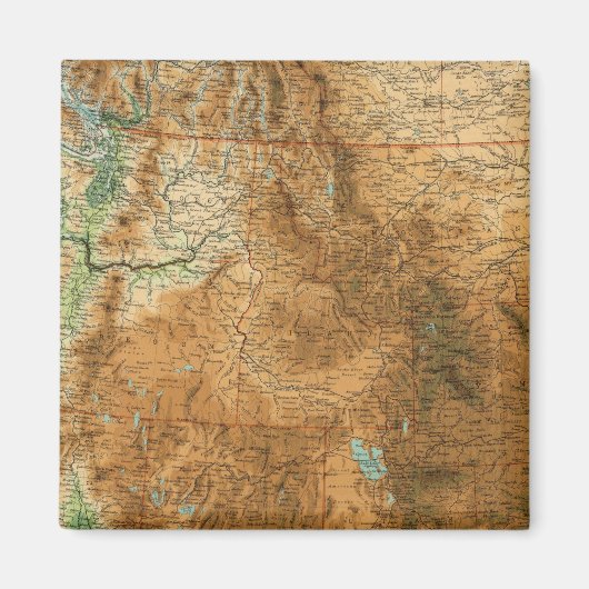 Western gedeelte Verenigde Staten Magneet (Voorkant)