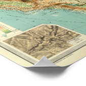 Western gedeelte Verenigde Staten Poster (Hoek)