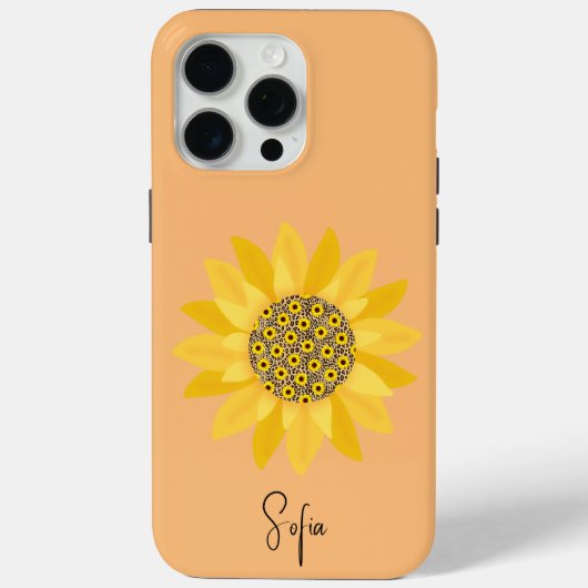Western geel Zonnebloem Schattige Bloemen Moederda Case-Mate iPhone Case (Achterkant)