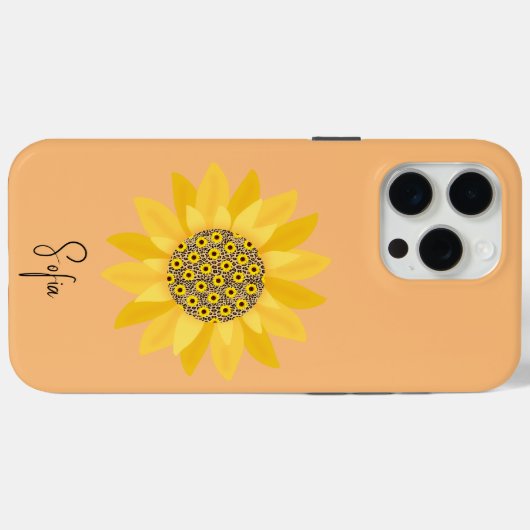 Western geel Zonnebloem Schattige Bloemen Moederda Case-Mate iPhone Case (Achterkant (horizontaal))