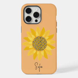 Western geel Zonnebloem Schattige Bloemen Moederda iPhone 15 Pro Max Case