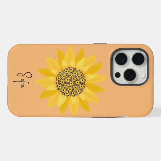 Western geel Zonnebloem Schattige Bloemen Moederda iPhone Hoesje (Achterkant horizontaal)