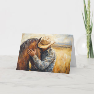 Western gefluister van troost in de prairie kaart