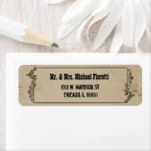  Western geïnspireerd retour adres label (Insitu)