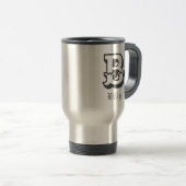 Western gepersonaliseerd monogram reisbeker (Voorkant rechts)