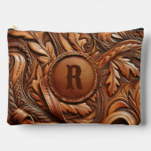 Western Gereed Leather Print Aangepast Initiaal Etui (Voorkant)