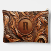Western Gereed Leather Print Aangepast Initiaal Etui (Achterkant)