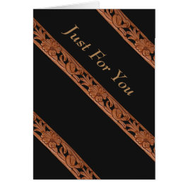 Western getande lederen band afdrukken