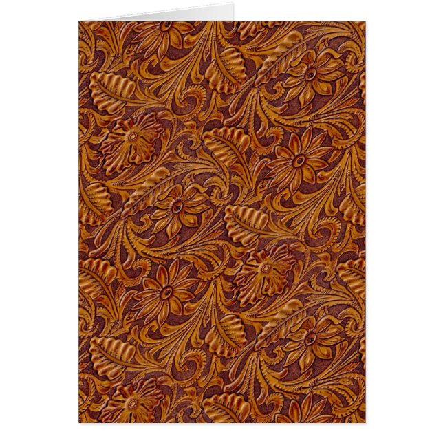 Western getoold leder afdrukken (Voorkant)