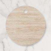 Western Gewoon Getrouwd Hout Cowboy Boots Land Bedankjes Labels (Achterkant)