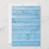 Western Gezocht Blauwe Jongen Verjaardag Kaart (Achterkant)