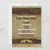 Western gezocht levend dood PHOTO tussenvoegsel Kaart (Achterkant)