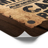 Western Gezocht Outlaw Welkom Verjaardag Poster (Hoek)