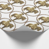Western Gift Wrapping Paper  Cowgirl Cadeaupapier (Hoek)