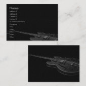 Western gitaarVisitekaartje Visitekaartje (Voorkant / Achterkant)