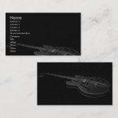 Western gitaarVisitekaartje Visitekaartje (Voorkant / Achterkant)