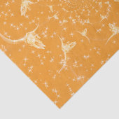 Western Glitter Koe Skull Abstract Tissuepapier (Detail)