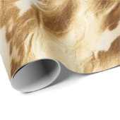 Western Gold Cream Koeienhuid Cadeaupapier (Rol Hoek)