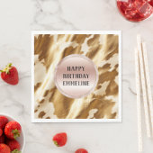 Western Gold Cream Koeienhuid Servet (Insitu)