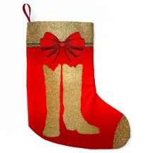 Western gouden cowboy cowgirl laarzen op rood