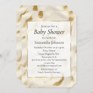 Western gouden witte crème Koeienhuid Kaart