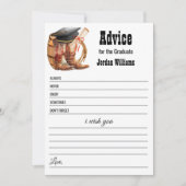 Western Graduation Advice for Graduate Card Kaart (Voorkant)