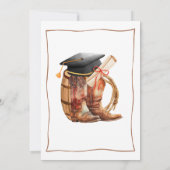 Western Graduation Advice for Graduate Card Kaart (Achterkant)