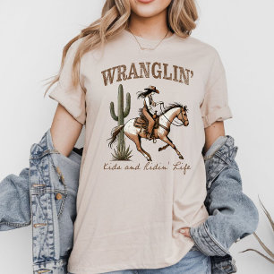 Western grafisch T-shirt - Wrangling Kinder