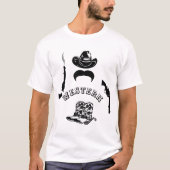 Western grappig, uniek, elegant, aanpasbaar t-shirt (Voorkant)