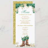 Western Groen Hunter Charra Mis Quince Menu (Voorkant / Achterkant)