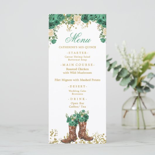 Western Groen Hunter Charra Mis Quince Menu (Staand voorkant)