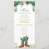 Western Groen Hunter Charra Mis Quince Menu (Voorkant)