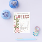 Western Guess The Price Game beroemd gemaakt door Flyer (Enkel)