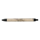 Western halfrond 12 zwarte inkt pen (Voorkant)
