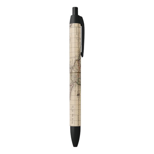 Western halfrond 12 zwarte inkt pen (Achterkant (Verticaal))