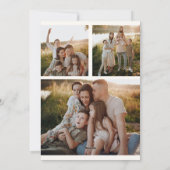 Western Hand Drawn Cowboy Boots Christmas 4 Photos Feestdagenkaart (Achterkant)