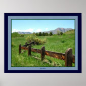 Western hek Foto Poster door gretchen (Voorkant)