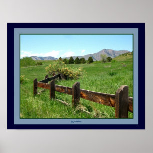 Western hek Foto Poster door gretchen