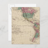 Western Hemisphere 2 Briefkaart (Voorkant / Achterkant)