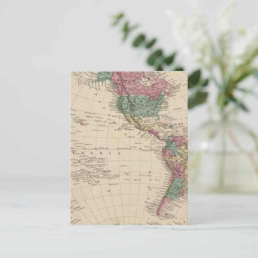 Western Hemisphere 2 Briefkaart (Staand voorkant)