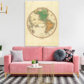 Western Hemisphere 2 Canvas Afdruk (Insitu (Woonkamer))