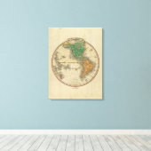 Western Hemisphere 2 Canvas Afdruk (Insitu (Houten vloer))