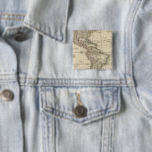 Western Hemisphere 2 Vierkante Button 5,1 Cm (In situ)