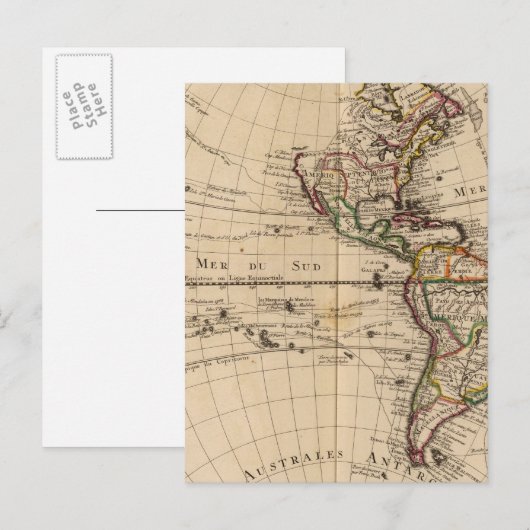 Western Hemisphere 3 Briefkaart (Voorkant / Achterkant)