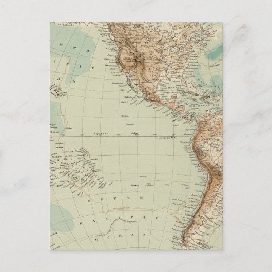 Western Hemisphere 3 Briefkaart (Voorkant)