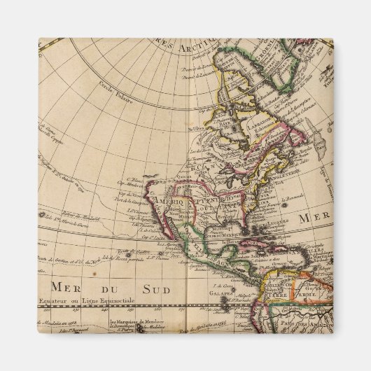 Western Hemisphere 3 Magneet (Voorkant)