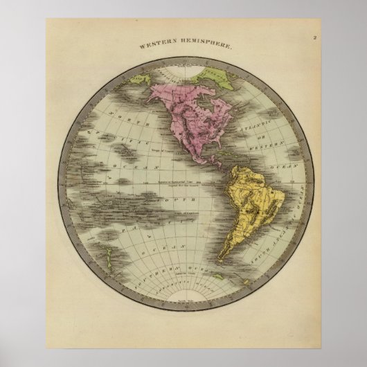Western Hemisphere 3 Poster (Voorkant)